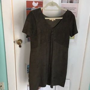 Suede dress